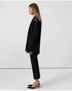 Брюки укороченные черного цвета 2mood