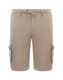 Шорты изо льна и хлопка Kiton