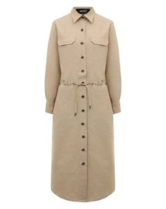 Платье из хлопка и льна Mvst