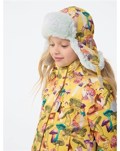 Детская шапка-ушанка Kuva Желтая Lassie