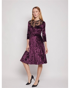 Бархатное платье миди Zolla