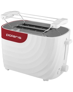 Тостер PET 0720, белый/красный Polaris