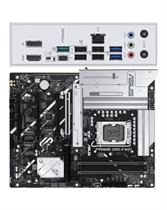 Материнская плата ASUS Prime Z890-P WiFi Z890 Soc-1851 4xDDR5, 4xSATA3, RAID, 4хM.2, 4xPCI-E16x, 3xUSB3.2, 1xUSB3.2 Type C, DP, HDMI, 2.5Glan, ATX Asus