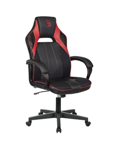 Кресло для геймера Bloody GC-300 черный/красный эко.кожа/ткань крестов. A4tech