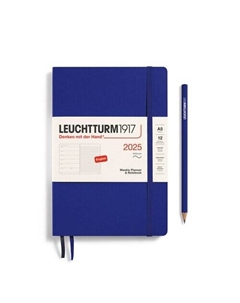 Еженедельник-блокнот Leuchtturm1917, A5, 2025г, без расписания, 72л, мягкая обложка, чернильный