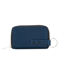 A p c кошелек с логотипом один размер синий A.p.c.