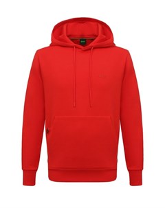 Хлопковое худи Boss green