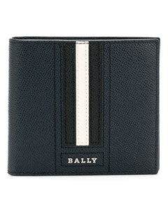 Bally кошелек с логотипом и полосатой вставкой один размер синий Bally
