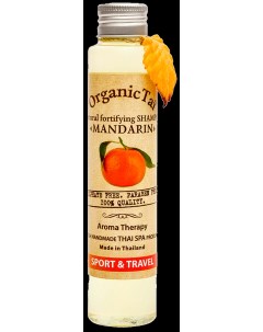 Натуральный укрепляющий шампунь для волос «МАНДАРИН», 100 мл Organic tai
