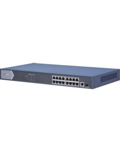 Коммутатор Hikvision DS-3E0518P-E/M, неуправляемый