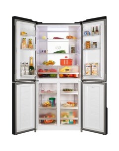 Холодильник трехкамерный NORDFROST RFQ 510 NFB Total No Frost, Side by Side, инверторный графит Nordfrost