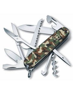 Складной нож Huntsman, функций: 15, 91мм, камуфляж, коробка картонная Victorinox