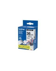 Картридж Brother TZE261, 36мм, черный шрифт, белый фон, 8м ( TZE261