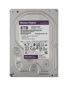 Жесткий диск Purple Pro 8001PURP, 8ТБ, HDD, SATA III, 3.5" Wd