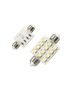 Лампа автомобильная светодиодная ALPHA-1142, T10, 12В, 1Вт, 2шт Sho-me