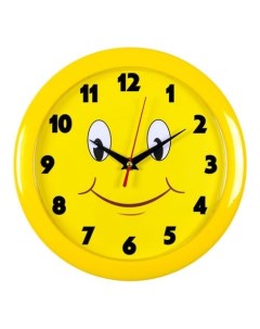 Настенные часы WALLC-R81P, аналоговые, желтый Бюрократ