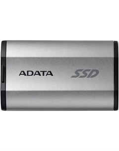 Внешний SSD-накопитель 512Gb A-DATA SD810 SD810-500G-CSG (SSD) USB 3.1 Type C серебристый Adata