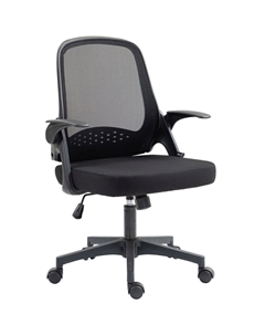 Кресло CS-MC212-BK черный низк.спин. крестов. пластик пластик черный Cactus