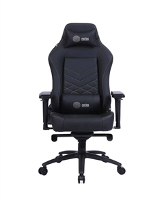 Кресло для геймера CS-CHR-0112BL-M с вибромассажем черный эко.кожа с подголов. крестов. черный Cactus