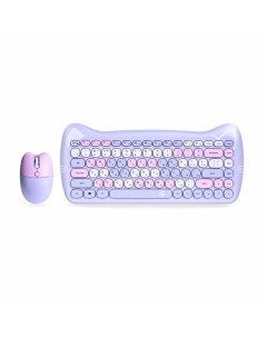 Клавиатура + мышь 668396 Kitty, беспроводная, USB, фиолетовый (SBC-668396AG-KT) Smartbuy