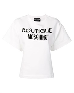 Boutique moschino толстовка с короткими рукавами и отделкой кольцами 38 белый Boutique moschino