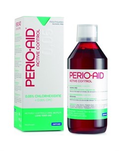 Ополаскиватель для полости рта Perio Aid 0 05 Active Control с хлоргексидином 500мл Dentaid