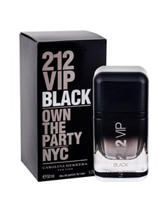 212 VIP BLACK парфюмерная вода мужская 50мл Carolina herrera