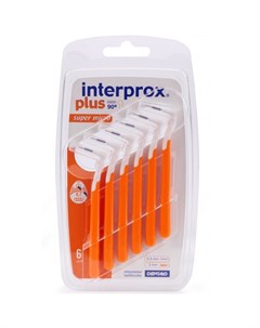 Межзубные ершики INTERPROX Plus 2G Supermicro 0 7мм 6шт Dentaid