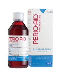 Ополаскиватель для полости рта Perio Aid 0 12 Intensive Care с хлоргексидином 500мл Dentaid