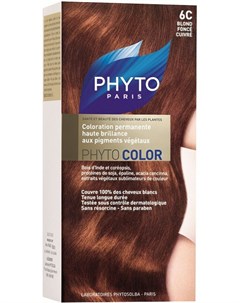 Фитосольба Фиоколор Краска для волос 6C Темный медный блонд Phyto