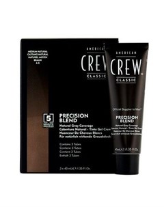 Precision Blend Краска для седых волос натуральный 4 5 3 40мл American crew
