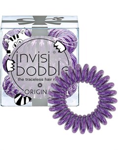 Резинка браслет для волос ORIGINAL Meow Ciao мерцающий фиолетовый 3104 Invisibobble