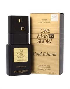 ONE MAN SHOW Gold Edition Туалетная вода мужская 100мл Bogart
