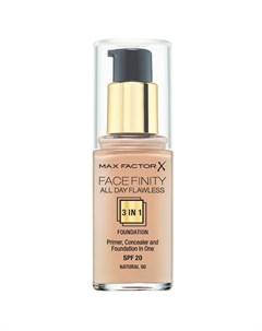 Тональная основа FACEFINITY ALL DAY FLAWLESS 3 in 1 50 natural Max factor