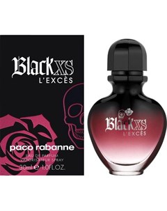 XS BLACK LEXCES вода парфюмерная жен 30 ml Paco rabanne