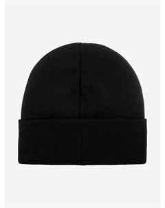 Шапка с отворотом 8599501 BEANIE ORGANIC COTTON/ MERINO (черный), Черный Stetson