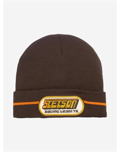 Шапка с отворотом 8599109 BEANIE RACING (коричневый), Коричневый Stetson