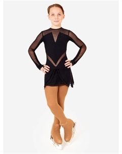 Платье для фигурного катания "Плеяда", Черный Icedress