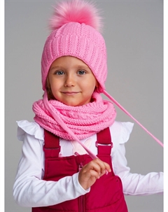 Комплект трикотажный шапка снуд Playtoday