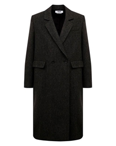 Шерстяное пальто Msgm