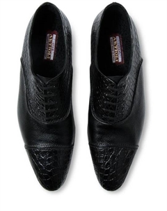 Оксфорды из кожи крокодила Artioli