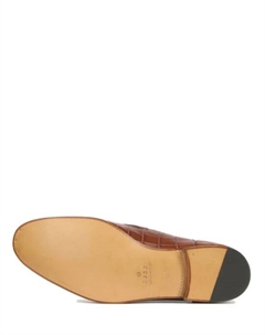 Лоферы из кожи крокодила Gucci