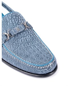 Лоферы из кожи крокодила Artioli