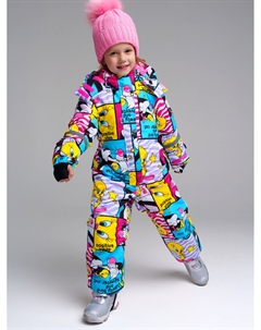 Комбинезон текстильный с полиуретановым покрытием для девочек Playtoday kids