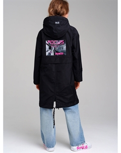 Плащ текстильный с полиуретановым покрытием для девочек Playtoday tween