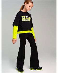 Брюки трикотажные для девочек Playtoday tween