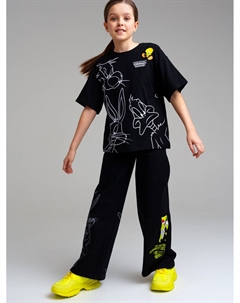 Фуфайка трикотажная для девочек (футболка) Playtoday tween