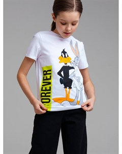 Фуфайка трикотажная для девочек (футболка) Playtoday tween