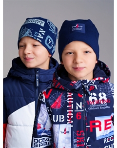 Шапка трикотажная для мальчиков, 2 шт в комплекте Playtoday tween