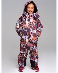 Комбинезон текстильный с полиуретановым покрытием для девочек Playtoday kids